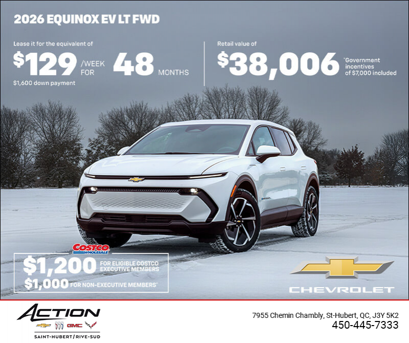 Get the 2026 Chevrolet Equinox EV