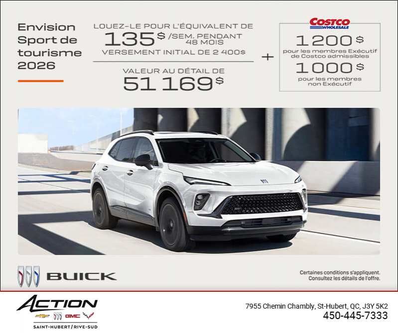 Procurez-vous la Buick Envision 2026