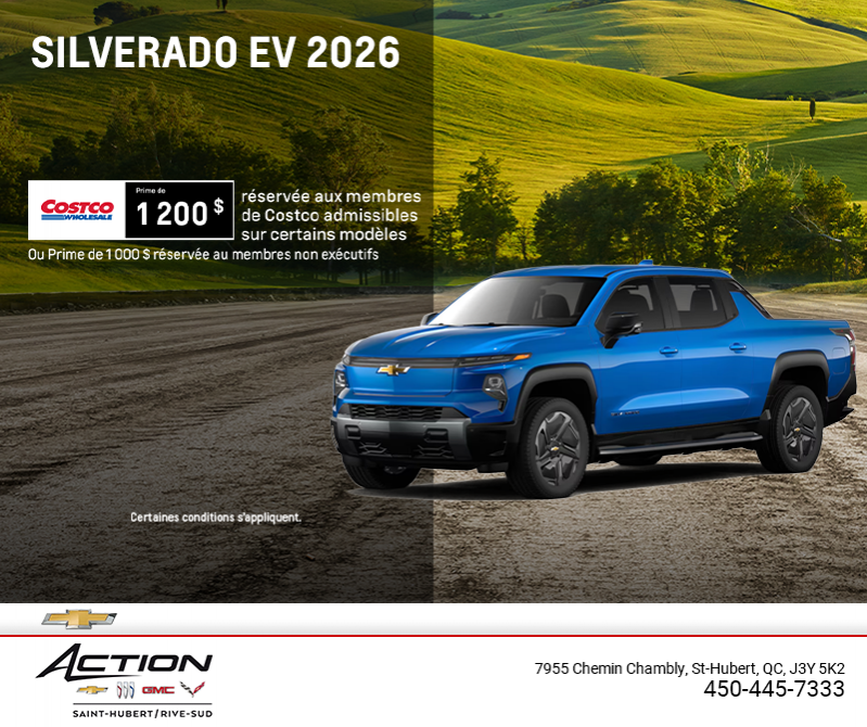 Procurez-vous le Chevrolet Silverado EV 2026
