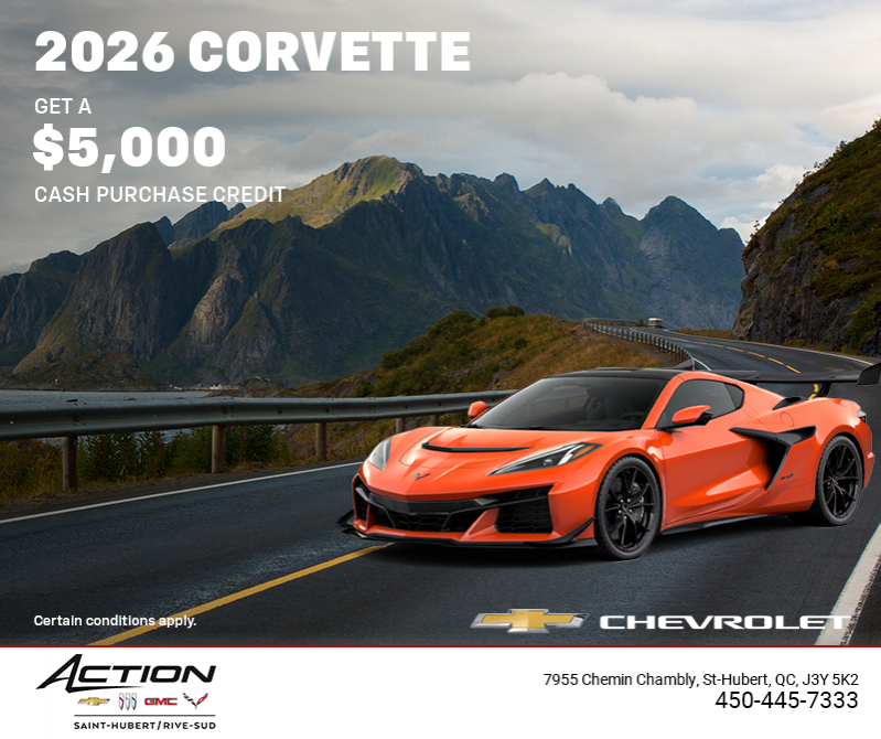Get the 2026 Chevrolet Corvette