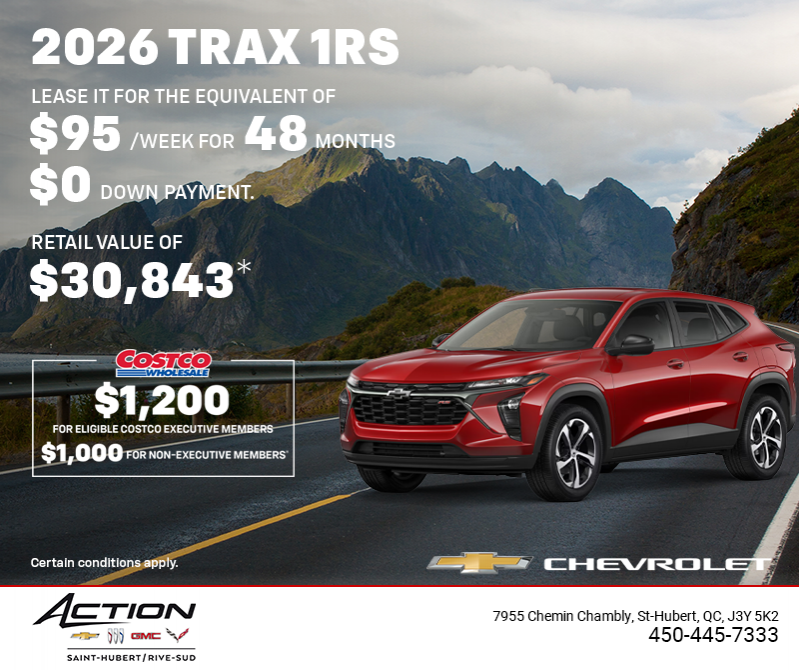 Get the 2026 Chevrolet Trax