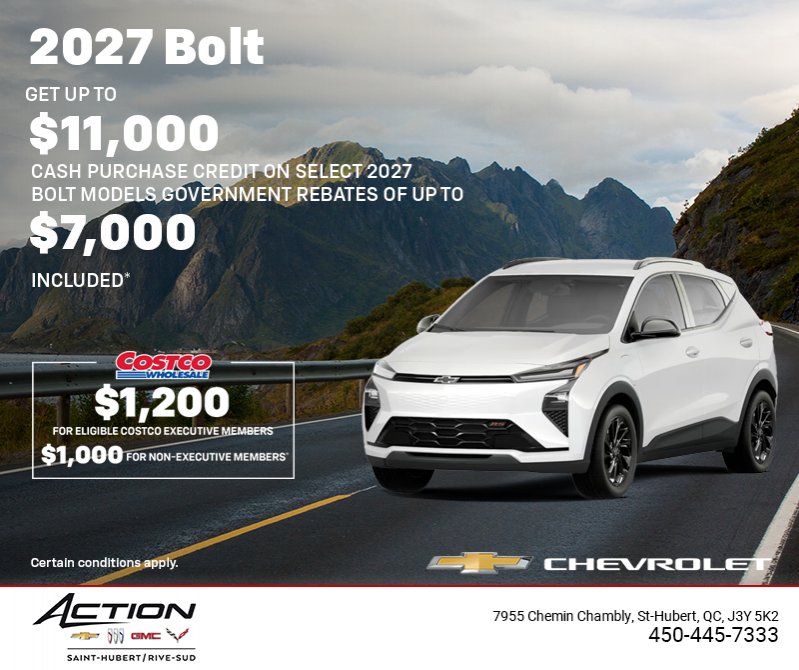 Get the 2027 Chevrolet Bolt