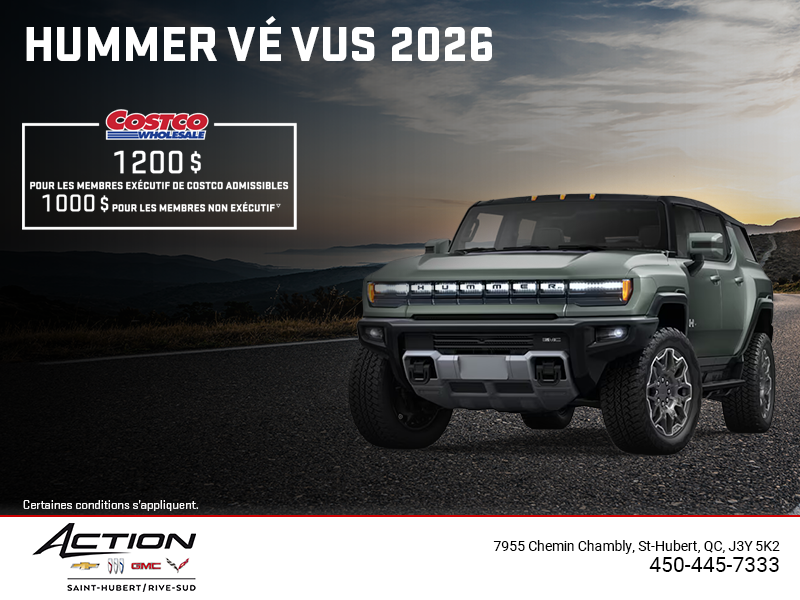 Le GMC Hummer VÉ VUS 2026