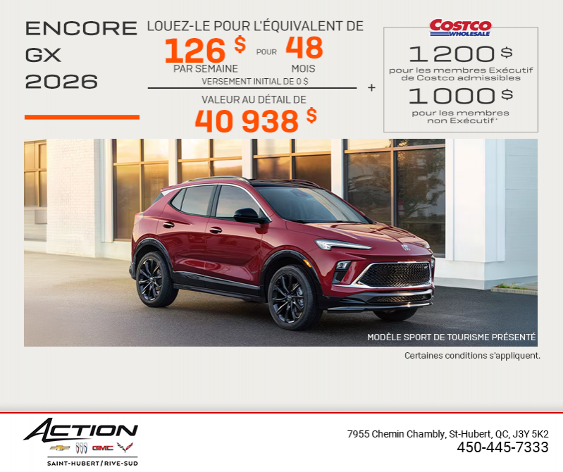 Procurez-vous le Buick Encore GX 2026