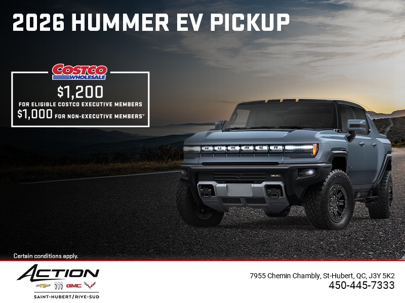 The 2026 GMC Hummer EV Pickup