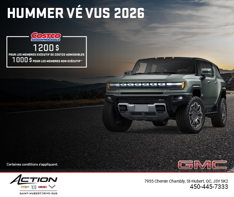 Le GMC Hummer VÉ VUS 2026