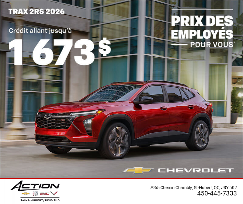 Le Chevrolet Trax 2026