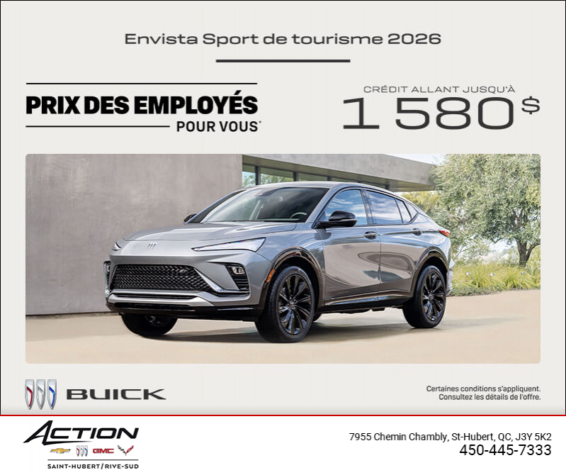 Procurez-vous la Buick Envista 2026