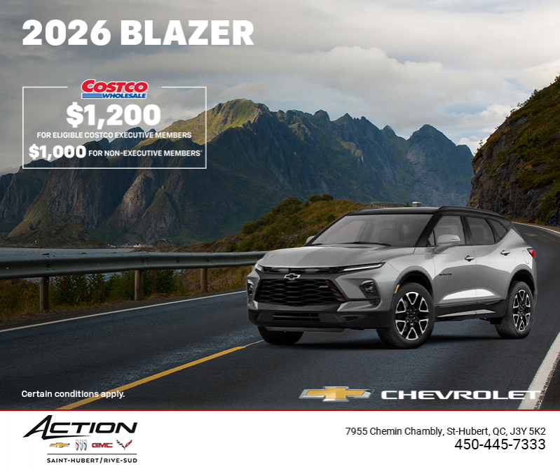 Get the 2026 Chevrolet Blazer