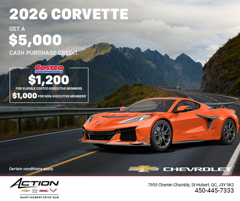 Get the 2026 Chevrolet Corvette