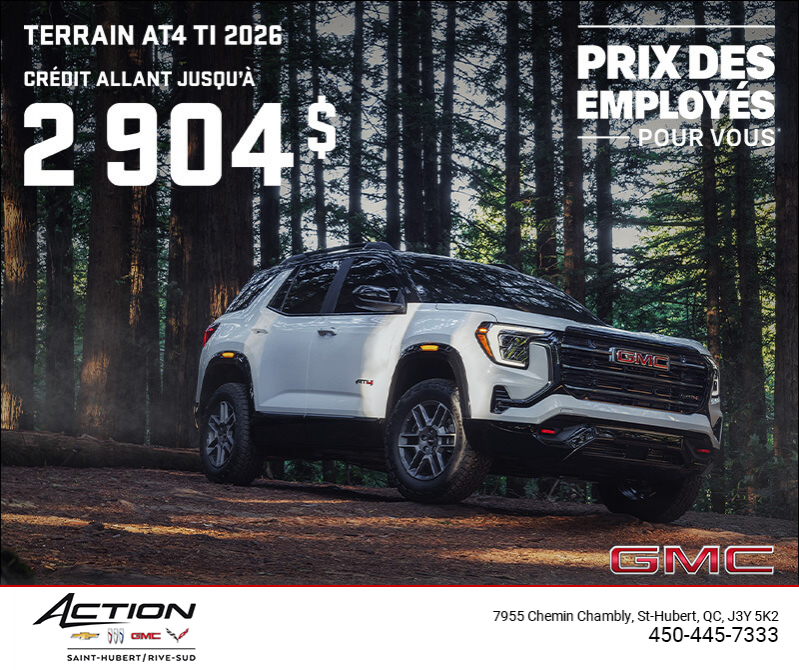 Le GMC Terrain 2026