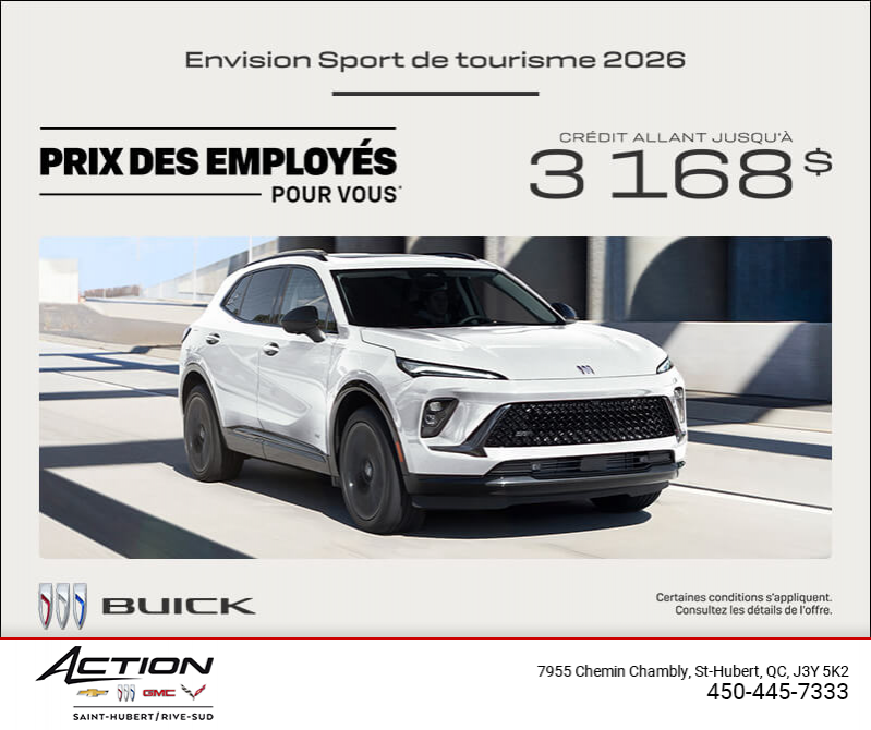 Procurez-vous la Buick Envision 2026