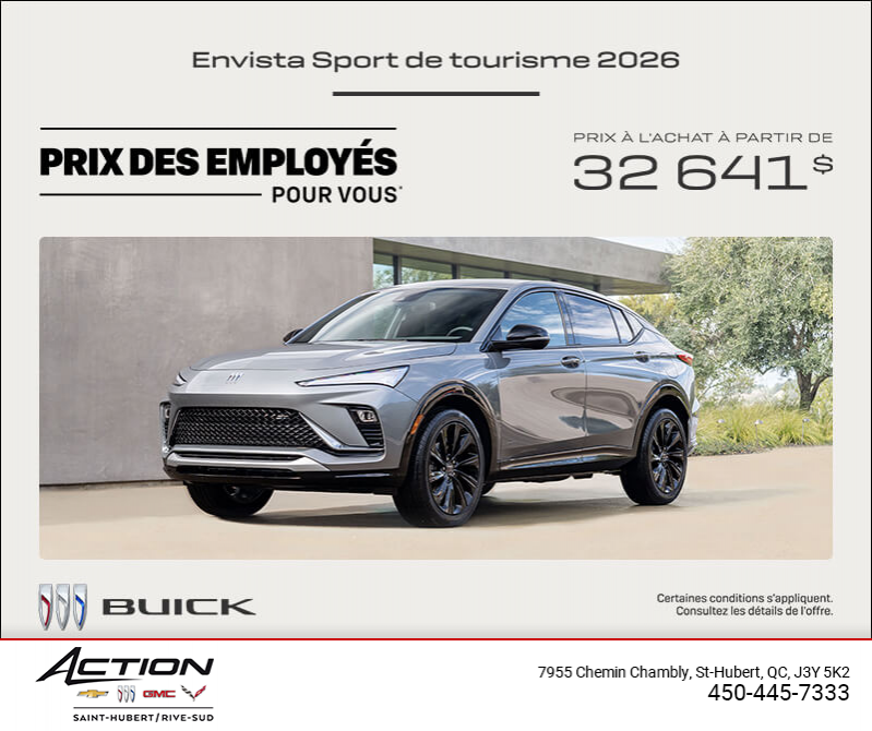 Procurez-vous la Buick Envista 2026