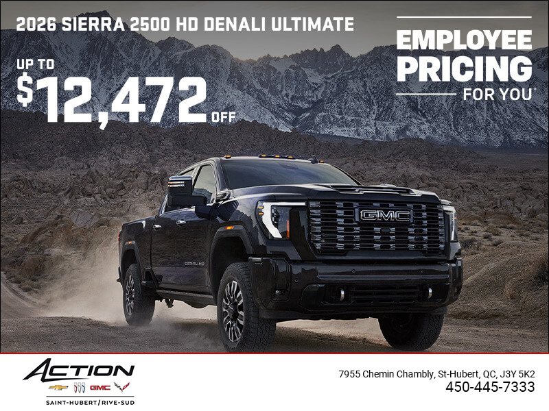 The 2026 GMC Sierra 2500 HD Denali Ultimate