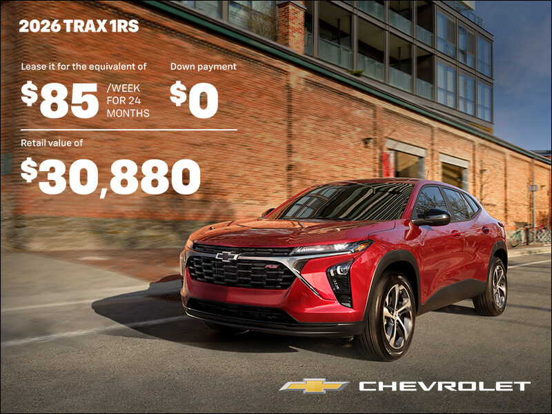 The 2026 Chevrolet Trax 1RS