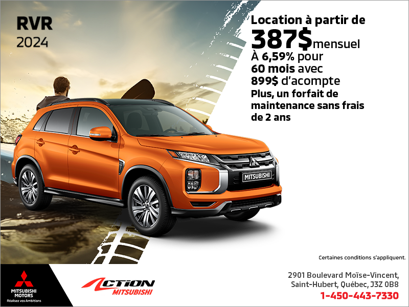 2024 Rvr Red Mitsubishi RVR 2024 | Action Mitsubishi à Saint-Hubert