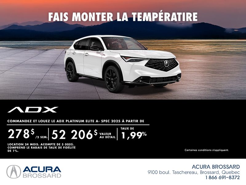 Acura ADX 2025