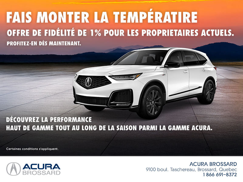 L'événement mensuel Acura