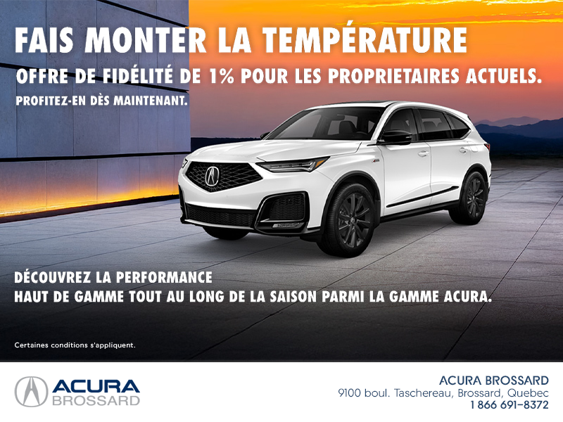L'événement mensuel Acura