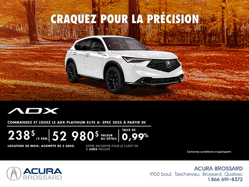Acura ADX 2025