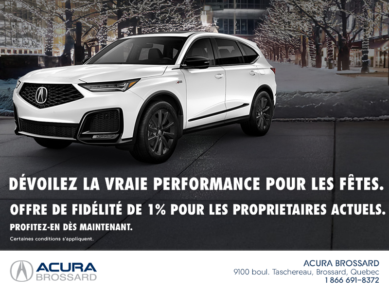 L'événement mensuel Acura