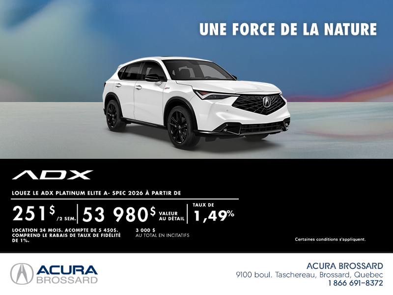 Acura ADX 2026