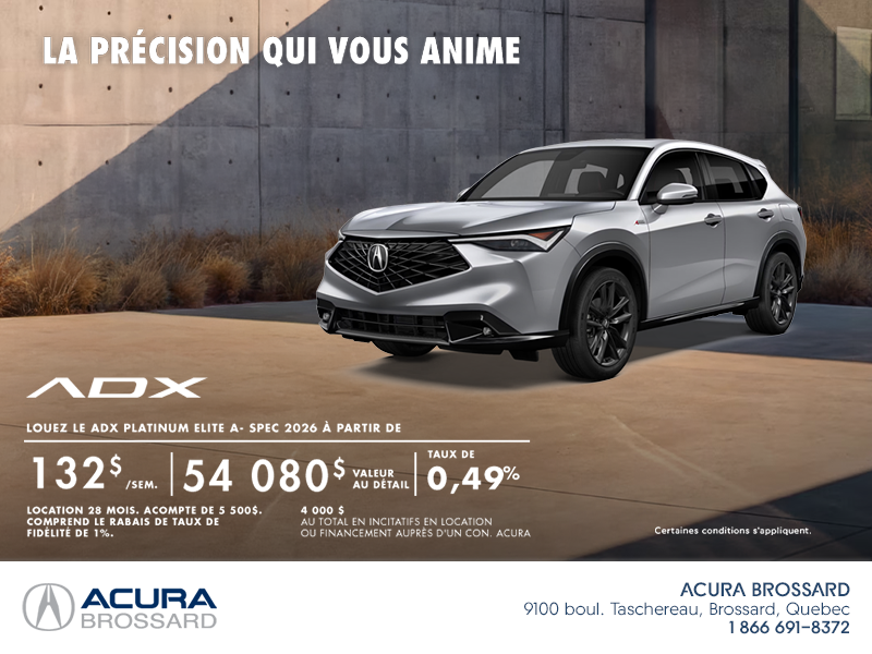 Acura ADX 2026