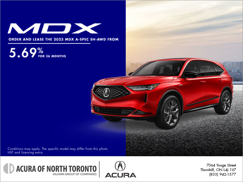 2023 Acura Mdx Lease Acura Of North Toronto In Thornhill 2023 Acura Mdx