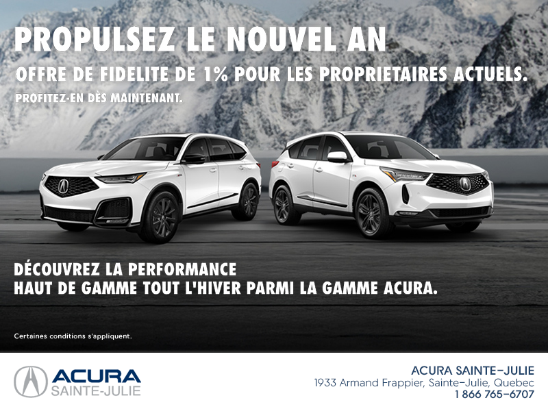 L'événement mensuel Acura