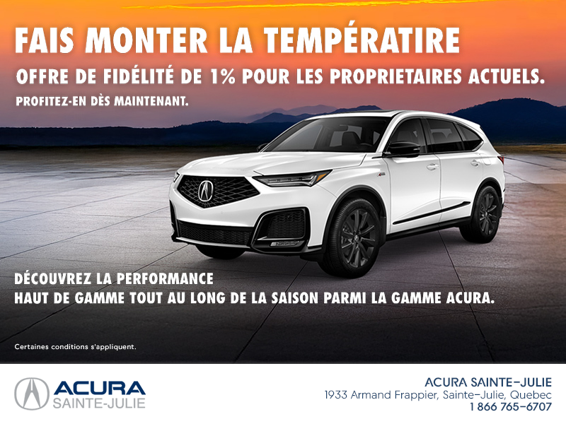 L'événement mensuel Acura