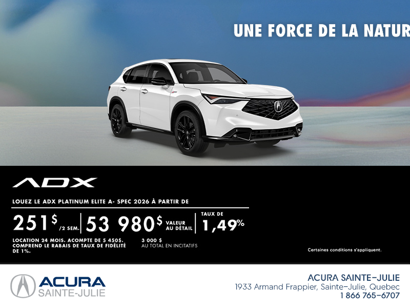 Acura ADX 2026