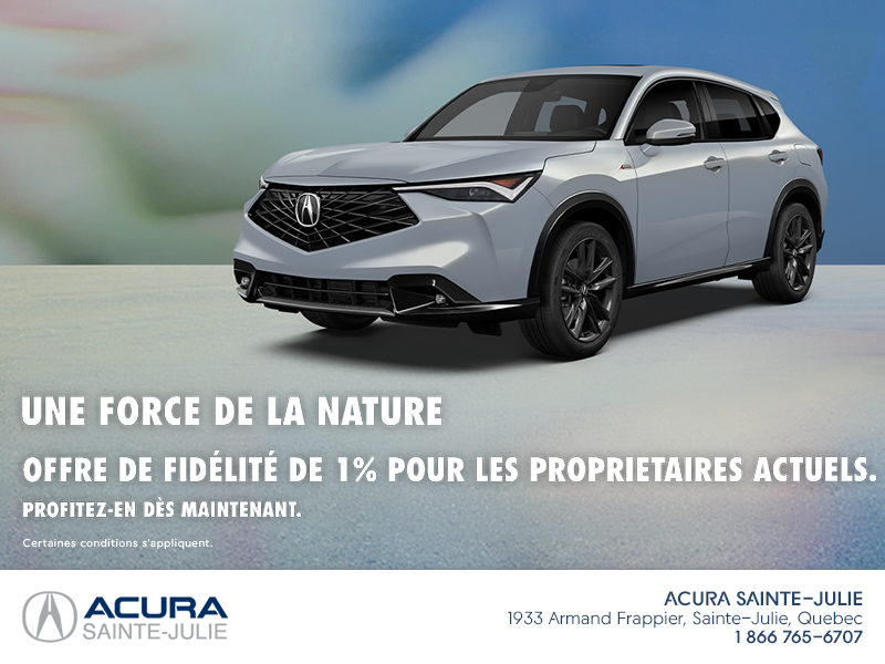 L'événement mensuel Acura