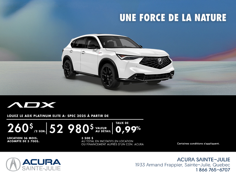 Acura ADX 2025