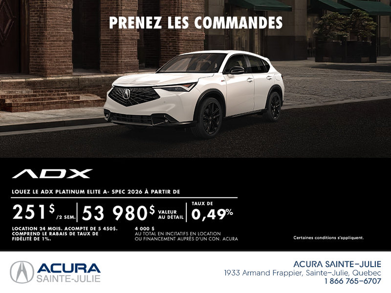Acura ADX 2026