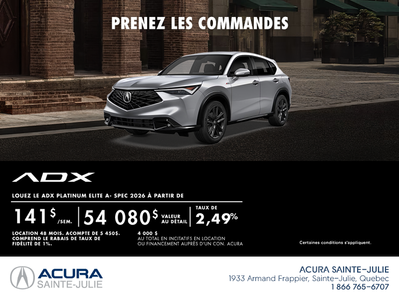 Acura ADX 2026