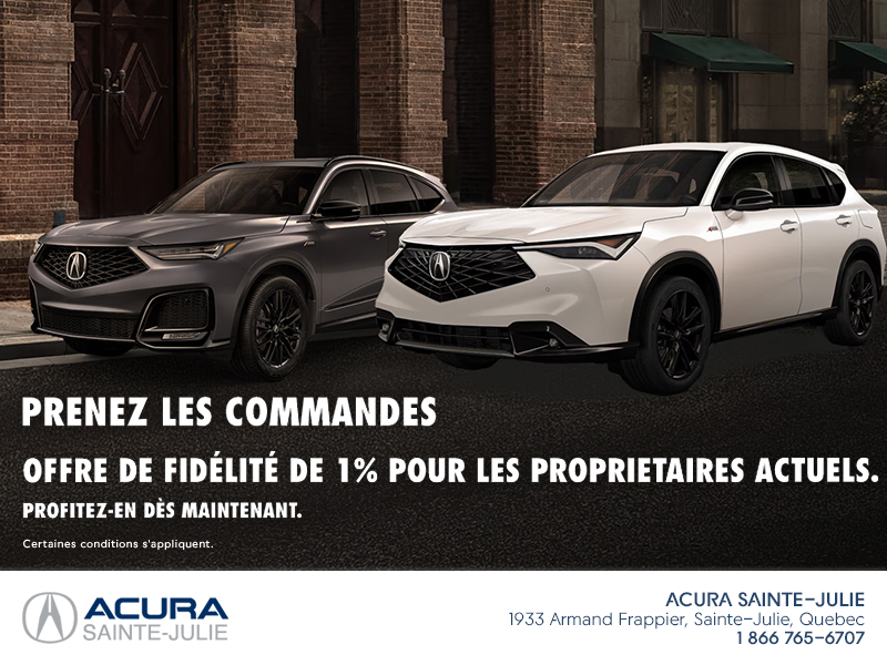 L'événement mensuel Acura