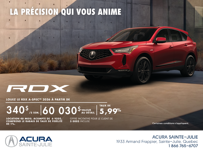 Acura RDX 2026