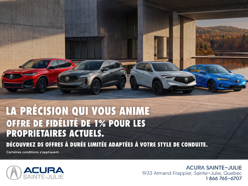 L'événement mensuel Acura