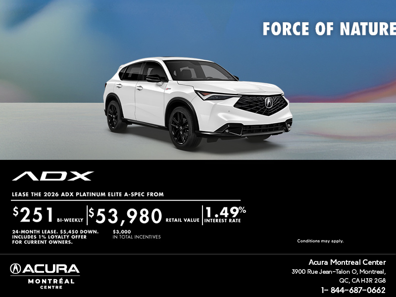 2026 Acura ADX
