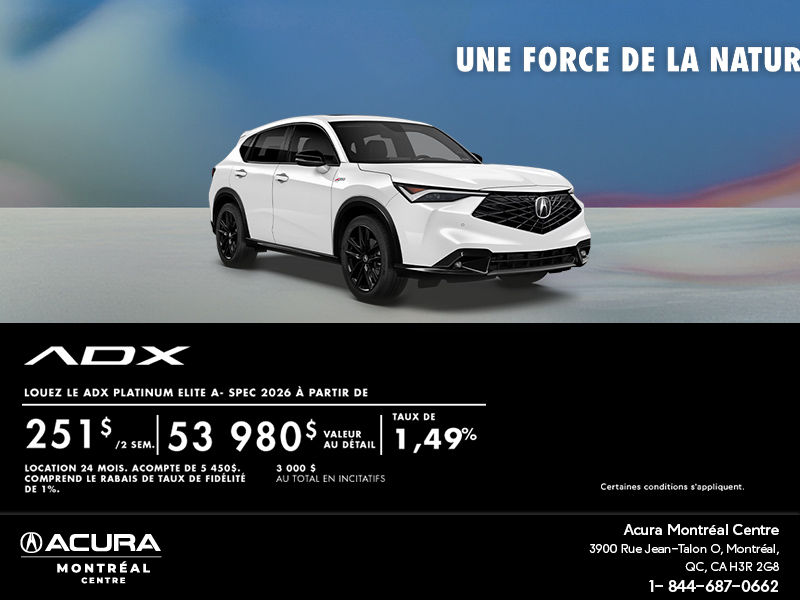 Acura ADX 2026