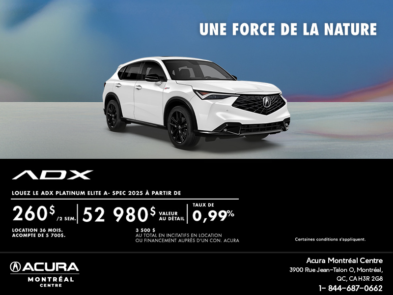 Acura ADX 2025