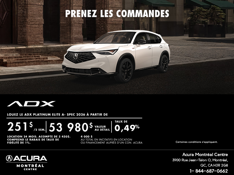 Acura ADX 2026