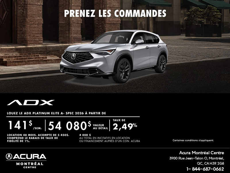 Acura ADX 2026