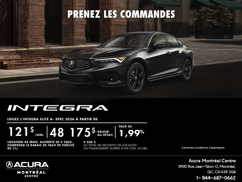 Acura Integra 2026