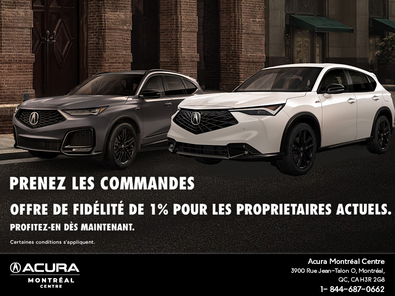 L'événement mensuel Acura