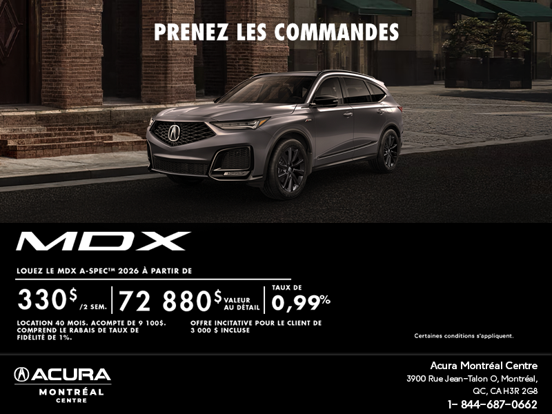 Acura MDX 2026