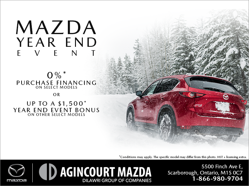 Agincourt Mazda in Scarborough The Mazda Year End Event