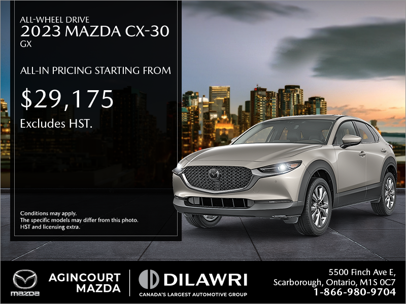 Get the 2023 Mazda CX-30 today!