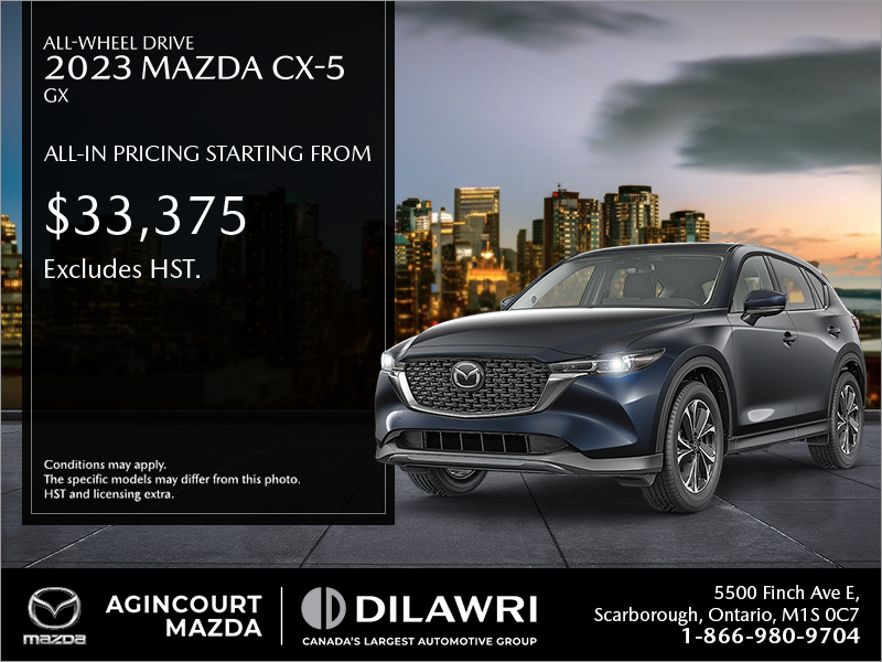 Get the 2023 Mazda CX-5 today!