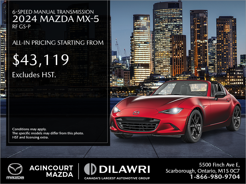 Get the 2024 Mazda MX-5 today!